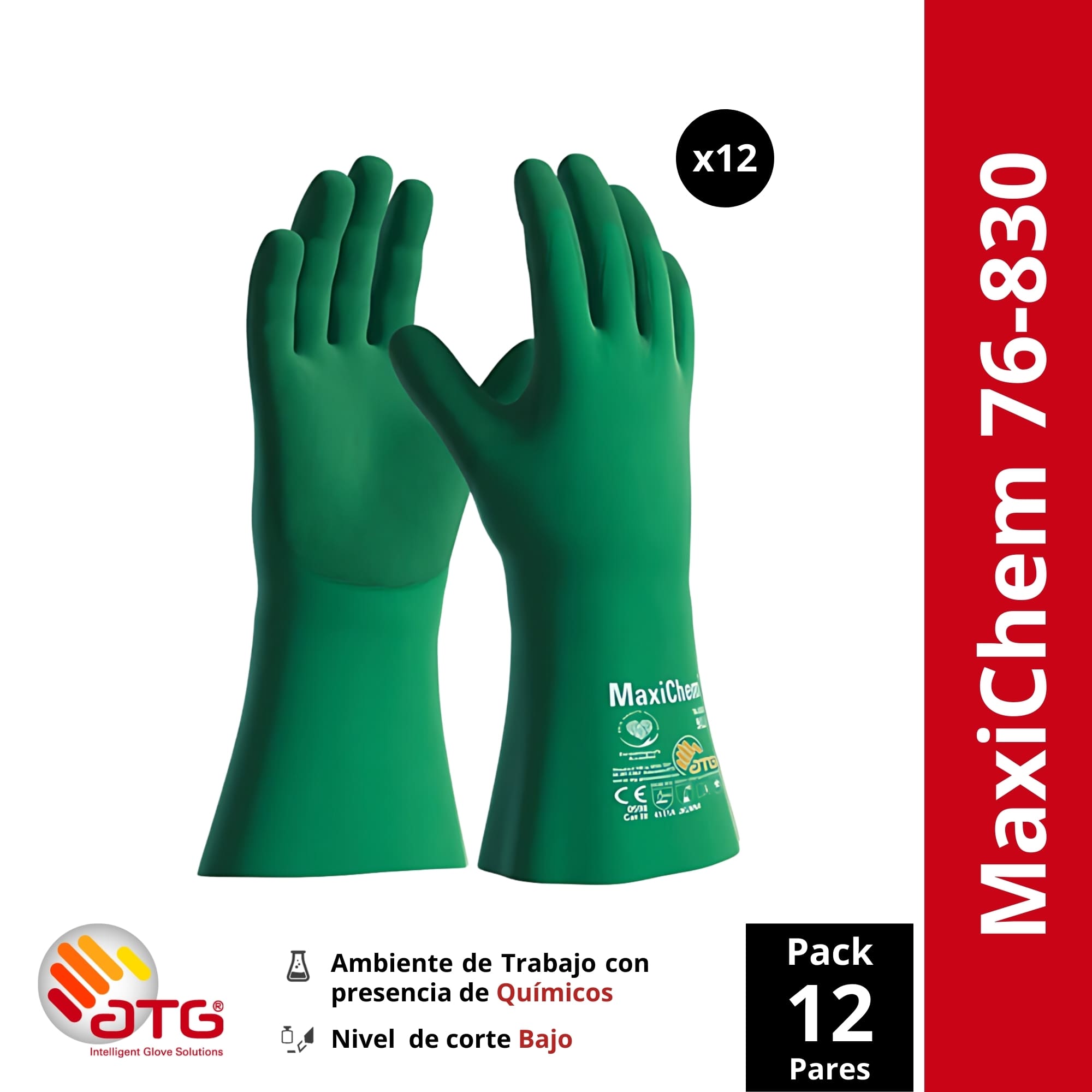 Guante ATG MaxiChem 76-830