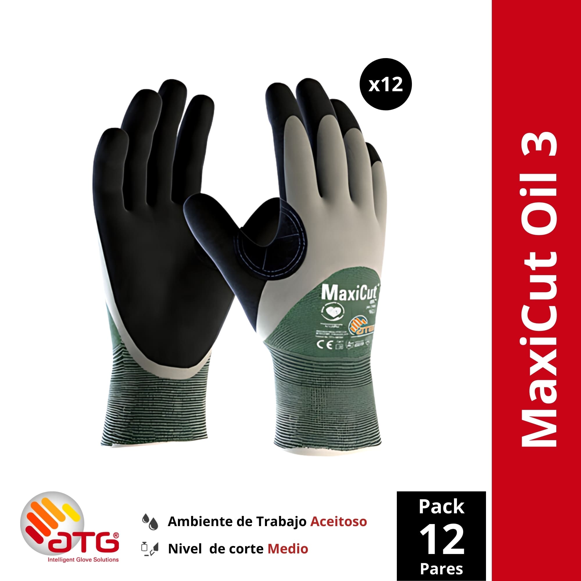 Guante ATG MaxiCut Oil 3